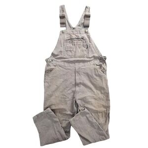 Berne Overalls Mens 44x32 Gray Workwear Utility Ranch‎ Chore Barn Country Farmer
